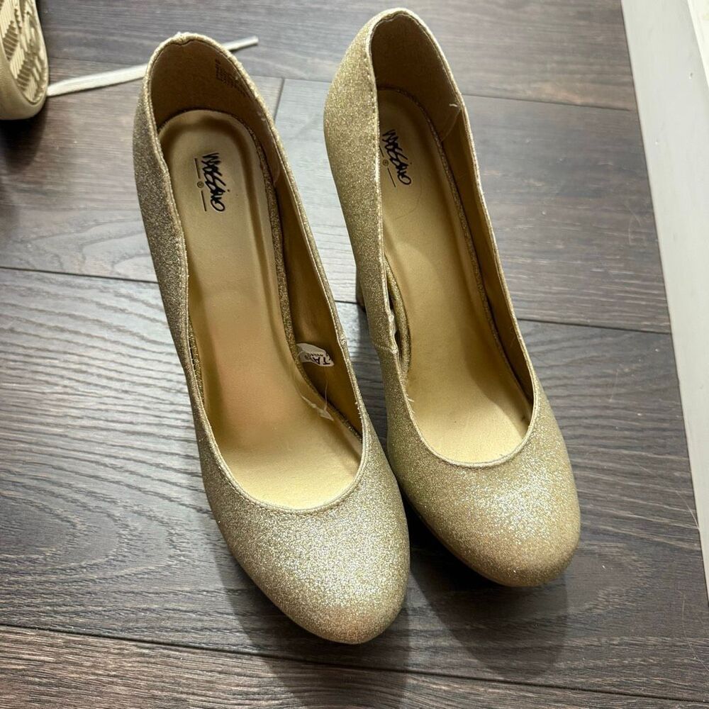 Mossimo Women’s 8 Glitter Sparkle Heels